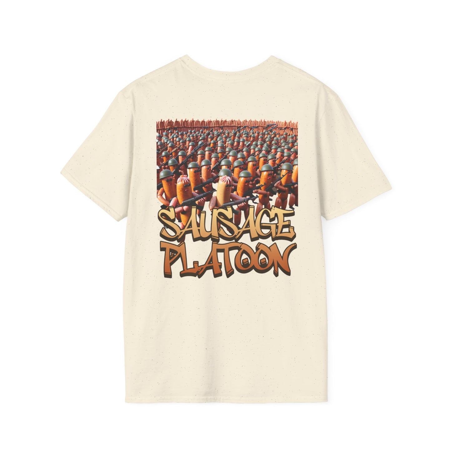 'Sausage Platoon' Triggered Tee Cream