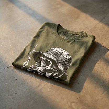 We All Gotta Die Some Day' Triggered Tee Military Green
