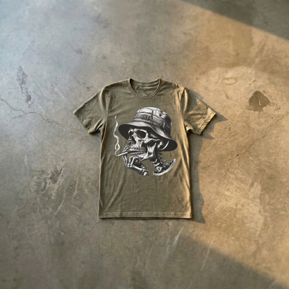 We All Gotta Die Some Day' Triggered Tee Military Green